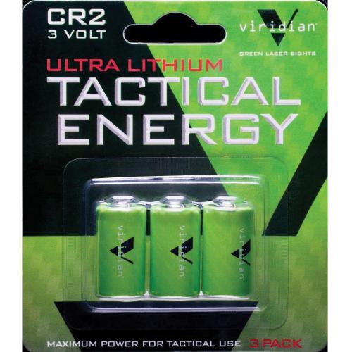 Viridian CR2 Lithium Battery 3Pk Green photo