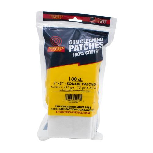 Otis 3" Square Cleaning Patches 100Pk photo