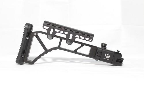 AK/AKM Folding Buttstock "Skeleton" by GPN,Black photo