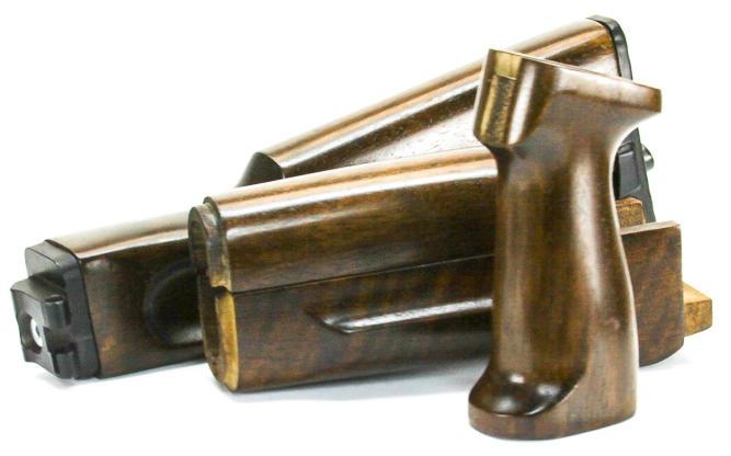 AK-100 Folding Wood Stock Set photo