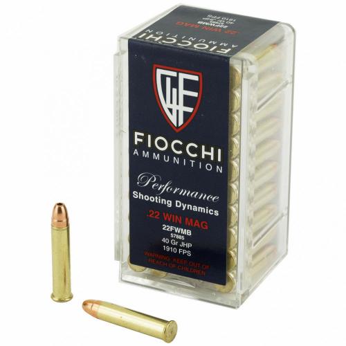 Fiocchi 22WMR 40 Grain Jacketed Hollow photo