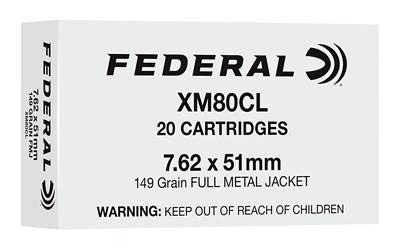 Fed Xm80c 7.62x51 149gr Full Metal photo