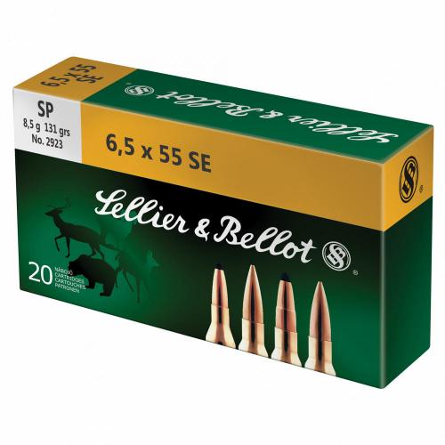 S&b 6.5x55sw 131gr Solid Point 20/400 photo