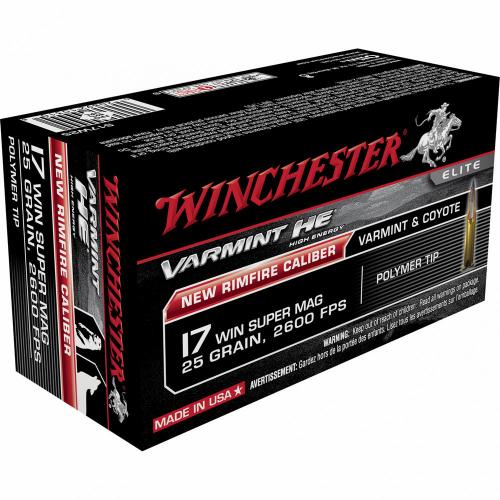 Winchester Ammunition Varmint HE 17WSM 25 photo