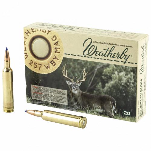 Weatherby Ammunition 257WBY 80 Grain Tipped photo