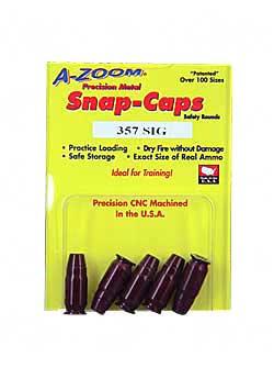 A-Zoom Snap Caps 357SIG 5Pk photo