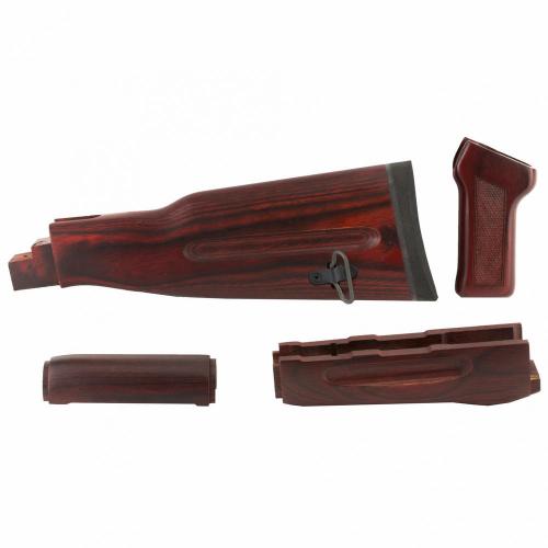 Timbersmith AK47 Wood Stock Set Red photo