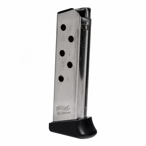 Magazine Walther PPK 380ACP 6Rd Nickel photo