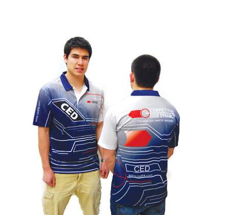 CED Competition Shooting Shirt, Blue photo
