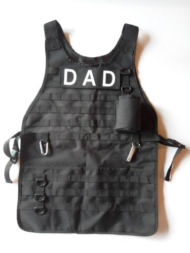 Tactical BBQ Apron With Carabiner and photo