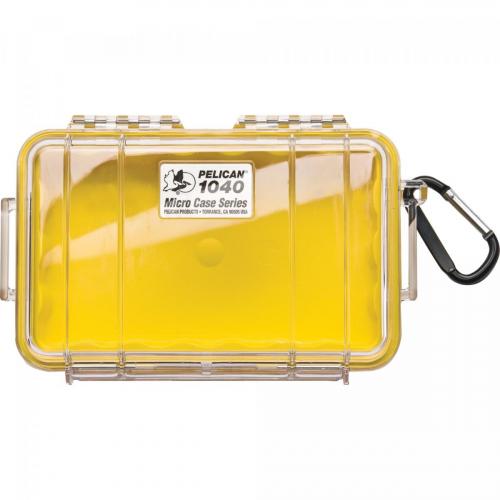 Pelican 1040 Micro Case Yellow/Clear photo