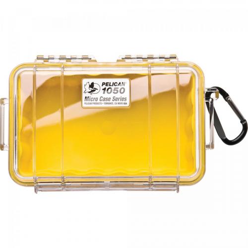 Pelican 1050 Micro Case Yellow/Clear photo