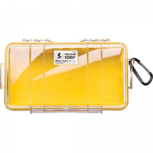 Pelican 1060 Micro Case Yellow/Clear photo