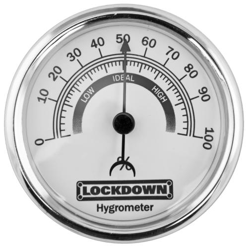 Lockdown Hygrometer Silver photo