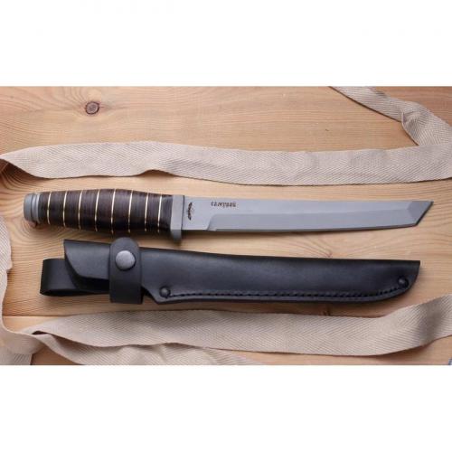 Melita-K Knife  Samurai. Leather Handle. photo