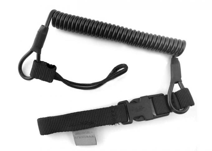 Strengthened twisted pistol cord velcro-loop/black photo