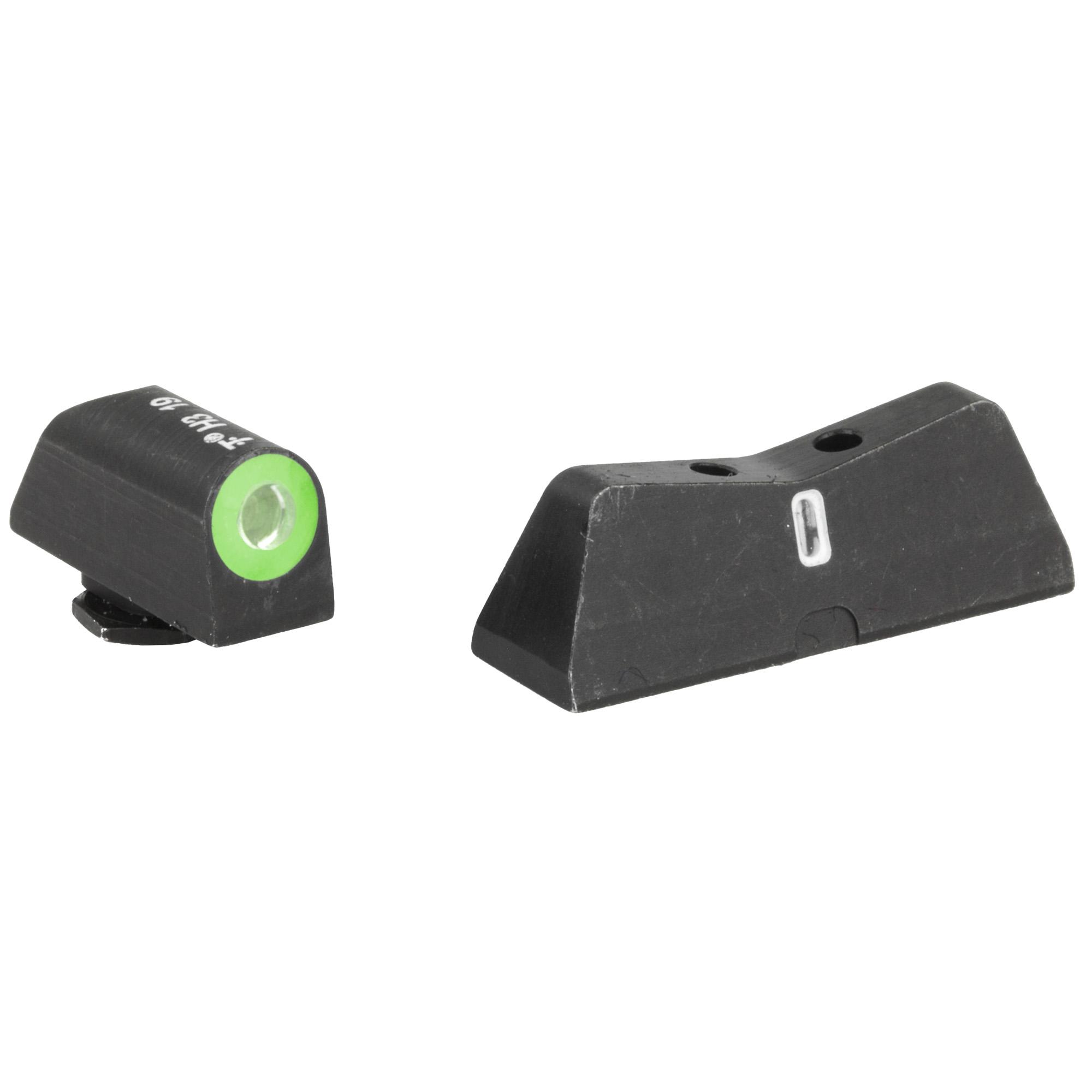 Xs Sights Dxt2 Tritium Night Sights Standard Dot Green For Glock Taurus 