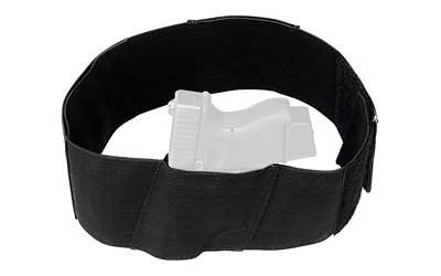 Tagua Two Slot Belly Band Holster Black - 4Shooters