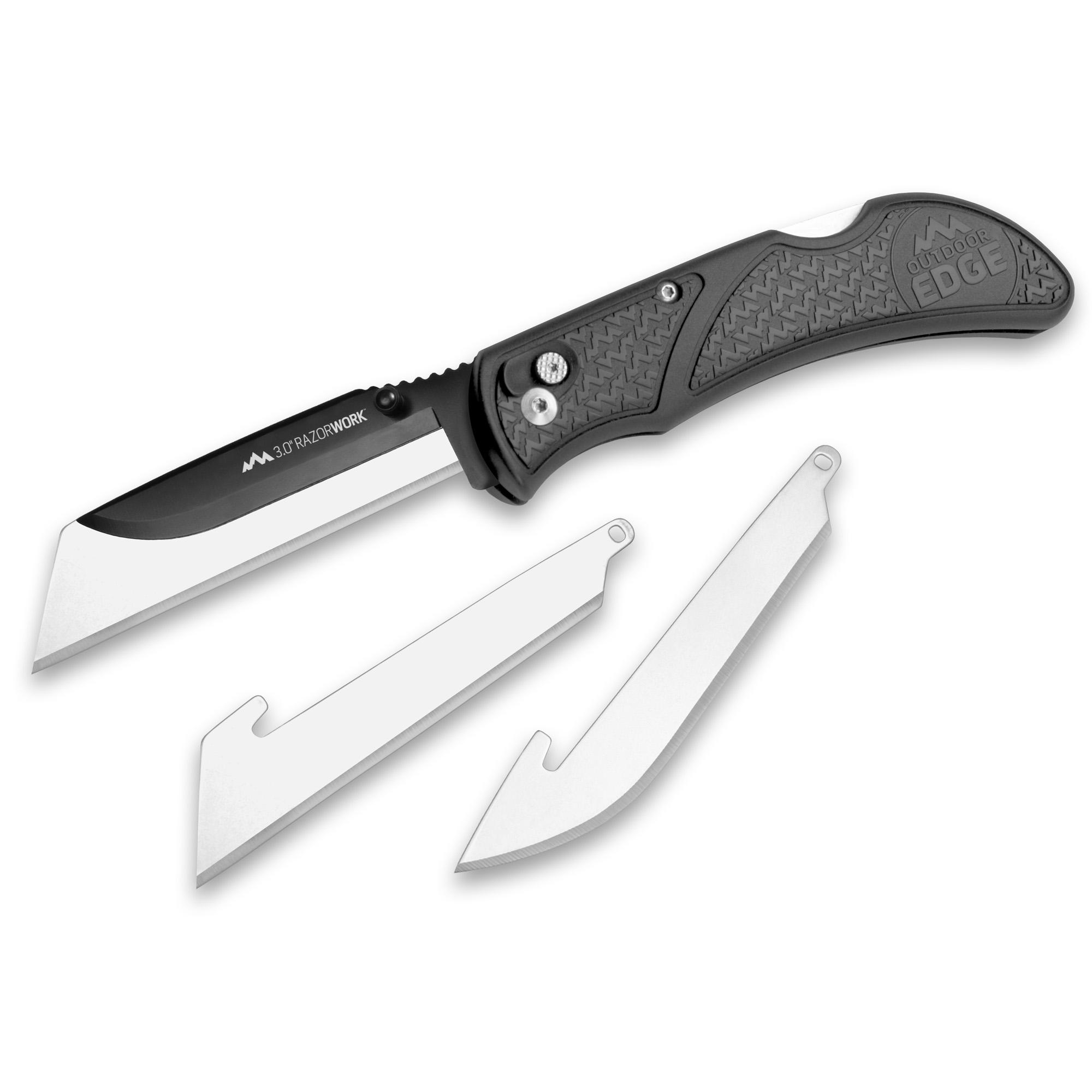 Outdoor Edge Conquer 3 inch Plain Edge Folding Knife