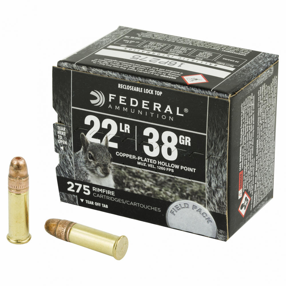 Fed Range & Field 22LR 38gr Cphp 275/2750 - 4Shooters