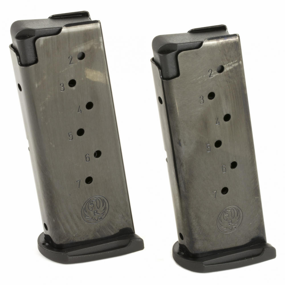 Magazine Ruger Lc9/ec9s 7Rd Blue With/Extension 2/Pack - 4Shooters.