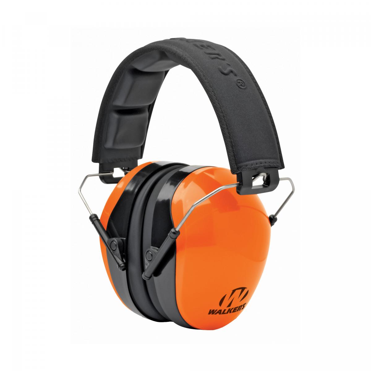 Walker's Passive Earmuff Headband Orange - 4Shooters