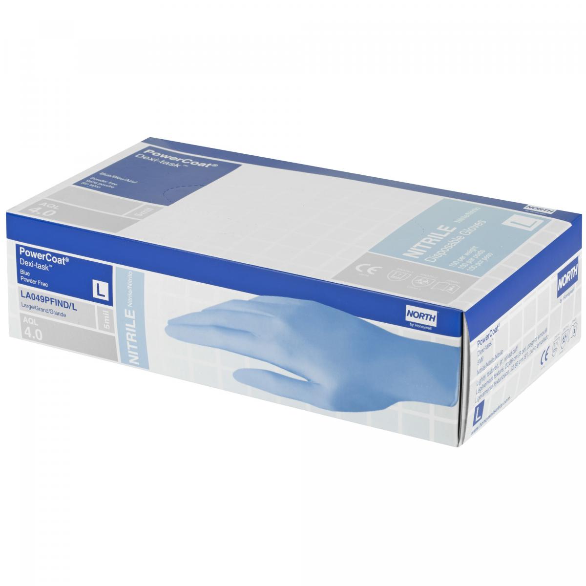 NORTH Disposable Gloves Large Blue 100Pk - 4Shooters