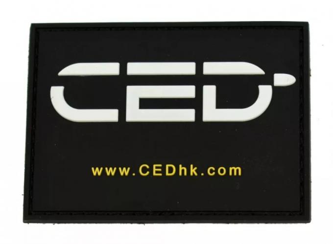 CED 2D PVC Velcro backed Patch photo